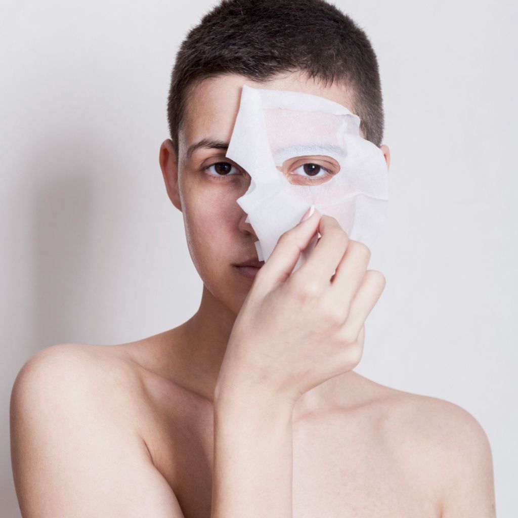 blotting paper or tissue