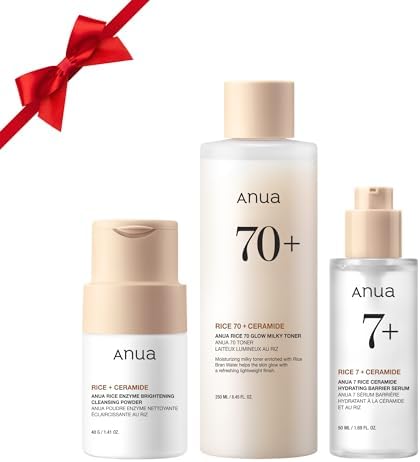 Anua Rice Trio Korean Set + Marshmallow Face Mask Maker